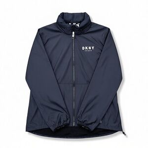 New Woman’s Medium DKNY x Toronto Blue Jays Sport Charcoal Windbreaker Jacket